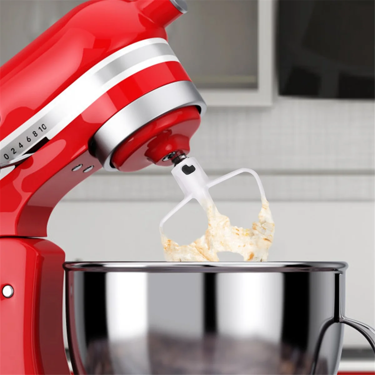 HOT K45B beschichteter Flachrührer für KitchenAid-Mixer, für Kitchen Aid Mixer-Zubehör Kitchenaid Mixer-Aufsätze Kitchenaid