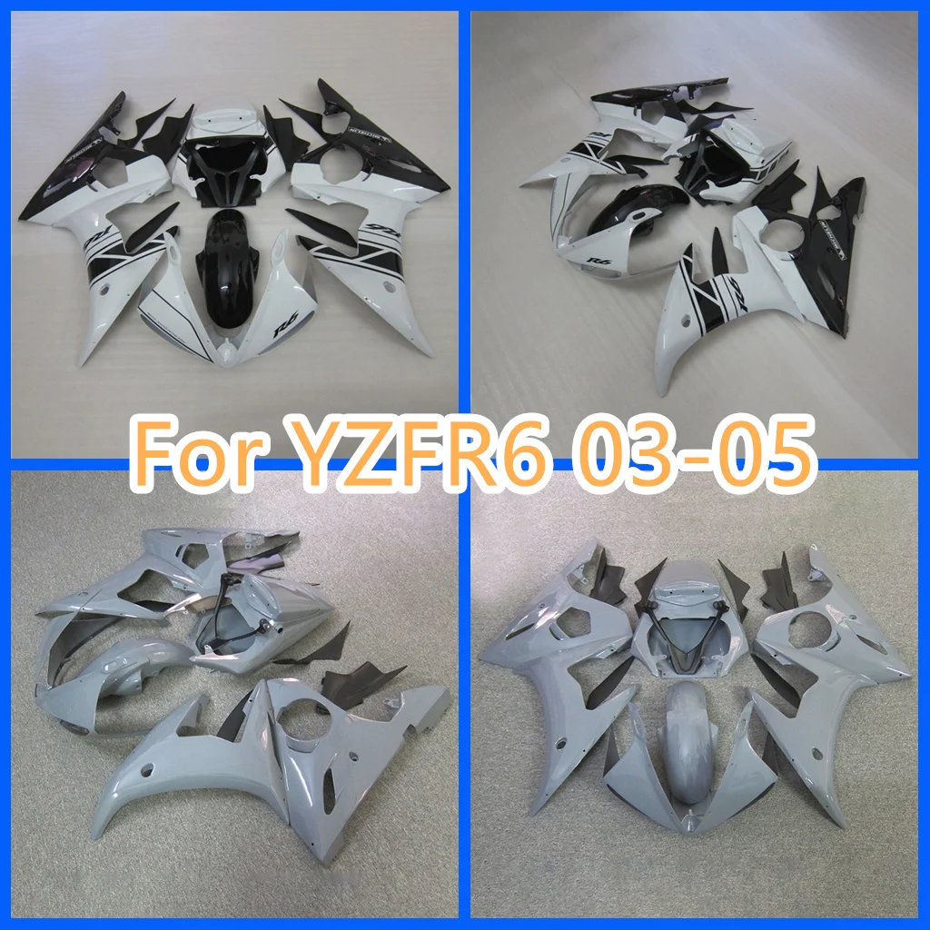 Painted Motorcycle Fairing Set for Yamaha 2003 2004 2005 YZFR6 600CC YZF-R6 03 04 05 YZF-600 ABS Plastic Bodykit No Need Modify