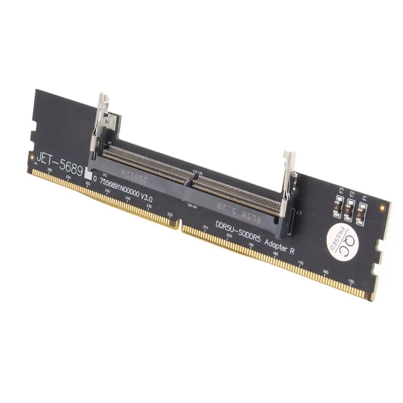 DT60 DDR5 Laptop to Desktop Memory Adapter Card Memory RAM Connector Adapter DIMM Card SO-DIMM to PC Computer Converter