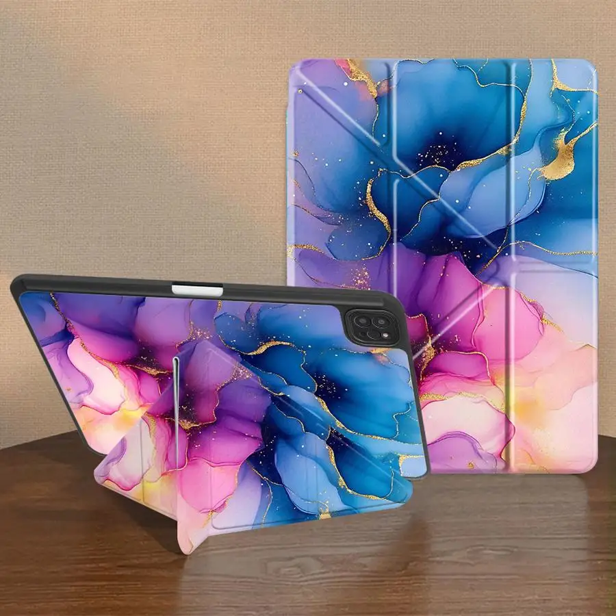 Beautiful Flower Plant Holder Cover Tablet Case For iPad Mini 6 7 Pro 2025 Air 4 5 M3 M2 1 2 M4 11inch 11th 10th 9th 8th 7th