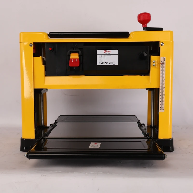 High-Power 13-Inch Desktop Wood Planer Multi-Functional Dust Hood Vacuum Cleaner for Home Use Woodworking Thicknesser