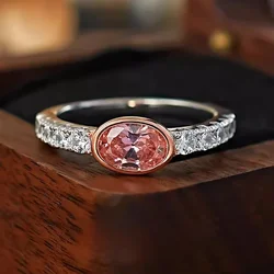 925 silver ring women's French retro Papalacha fashion temperament personality oval egg shape exquisite simple retro