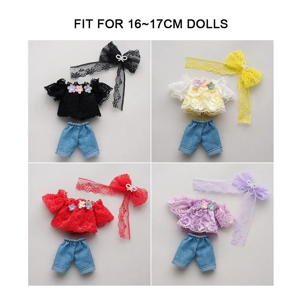 High Quality 4 Styles Doll Clothes with Headwear High-end Dress Up Children DIY Girls 16~17cm Doll/1/8 BJD Doll