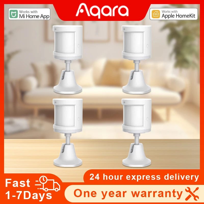 Aqara Wireless ZigBee Motion Sensor Smart Human Body Sensor Body Movement Wifi Gateway Hub Smart work with Home kit Mijia