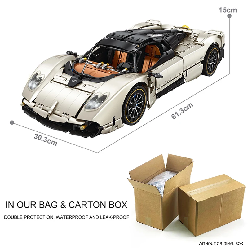 En STOCK Unique JD118 MOC blocs de construction de voiture de sport technique de haute qualité briques assemblage modèle jouets pour enfants cadeau de noël