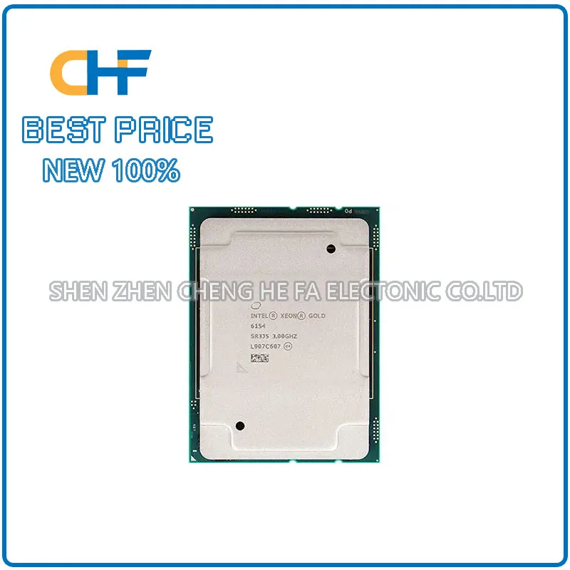 Xeon Gold 6154 18 Core 36 Thread 3.0GHz 200W 24.75MB LGA3647 interface CPU processor