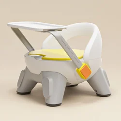 Children's Dining Table and Chairs Portable Multifunctional Baby Calling Chair Ergonomic Household Solid Baby Dining Chair