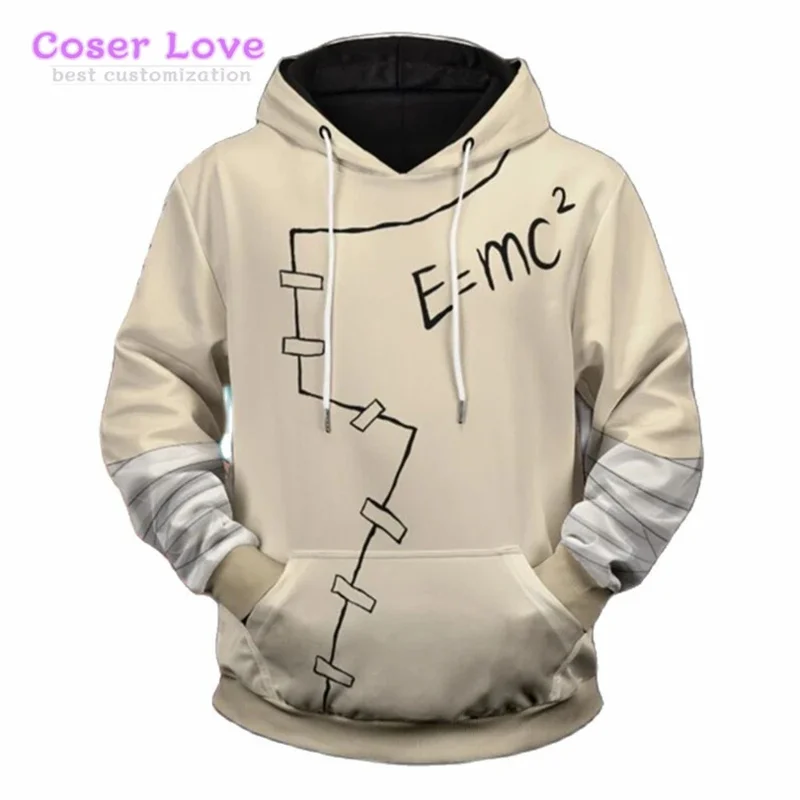 Anime Stone Ishigami Senku Hoodies Jacket Sweater Halloween Clothing Cosplay Costume