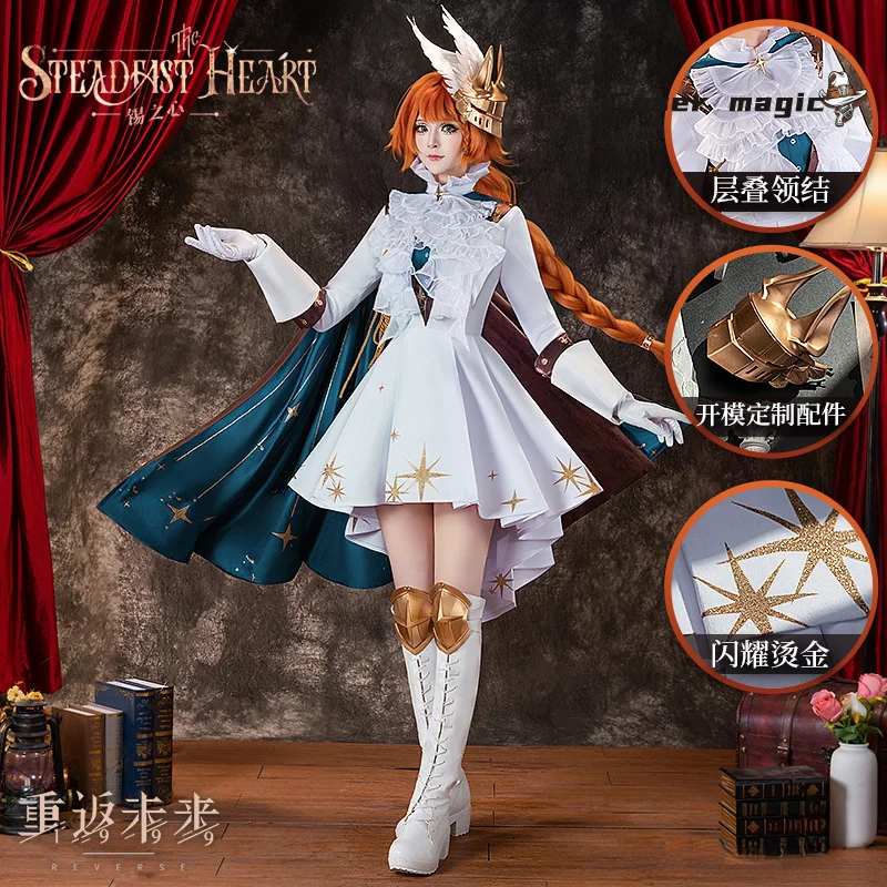 Jogo reverso: 1999 sonetto cosplay traje o steadhst ouvir uniforme halloween carnaval festa de natal jogar papel vestir roupas