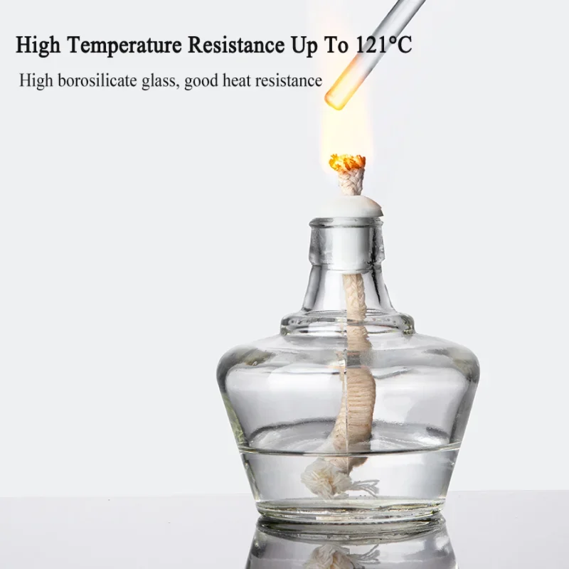 10pcs Lab Borosilicate Glass Stirring Rods Solid Round Head Transparent Stirrer High Temperature Resistant for Chemistry Lab