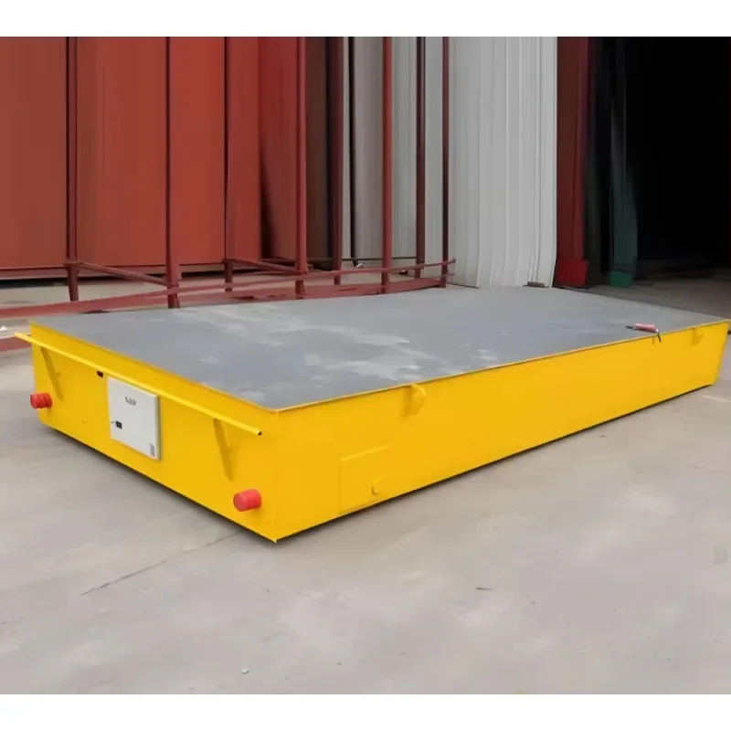 Smart AGV Trackless Electric Transfer Cart 20 Ton Remote Control Rechargeable Battery Steerable Platform Truck for  Logistics