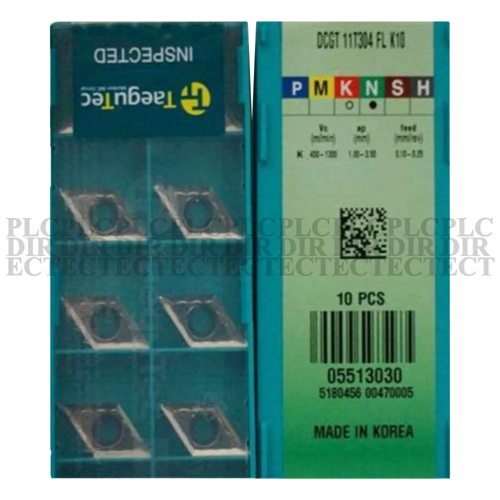

10PCS/NEW Taegutec DCGT11T304FL K10 CNC Blade
