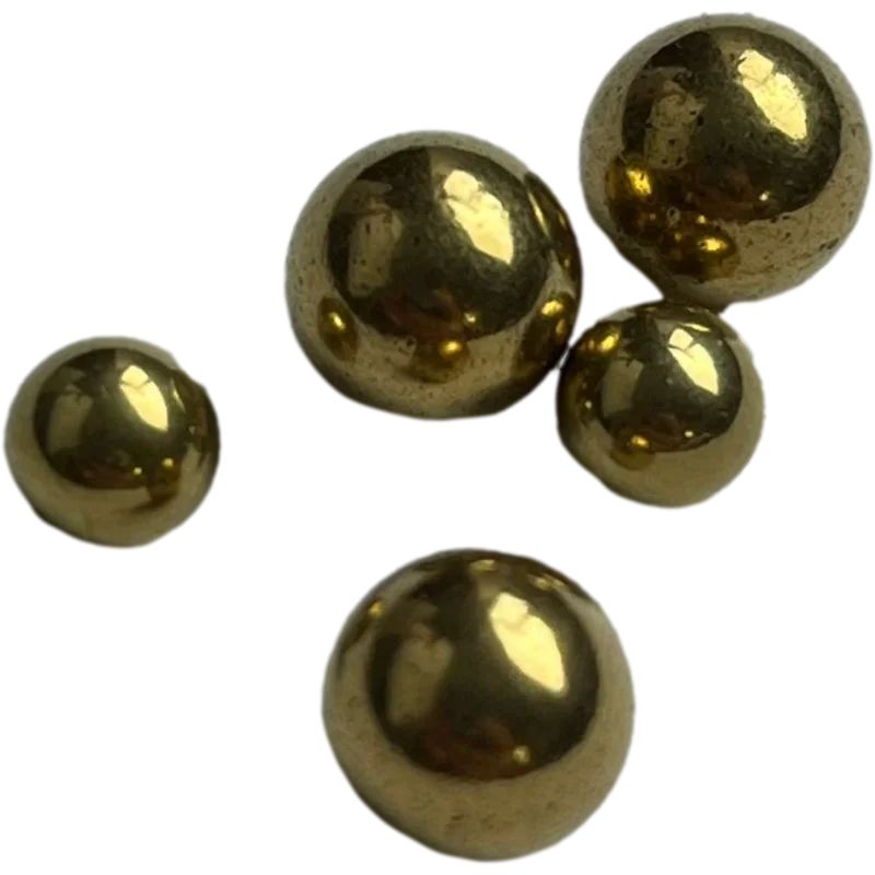 1/2/5/10/50/100Pcs H62 Solid Precision Brass Ball Diameter 1/1.8/2/2.2/3/3.5/4/5/6/7/8/9/10/ 20/30/40/50/60mm Pure Brass Ball