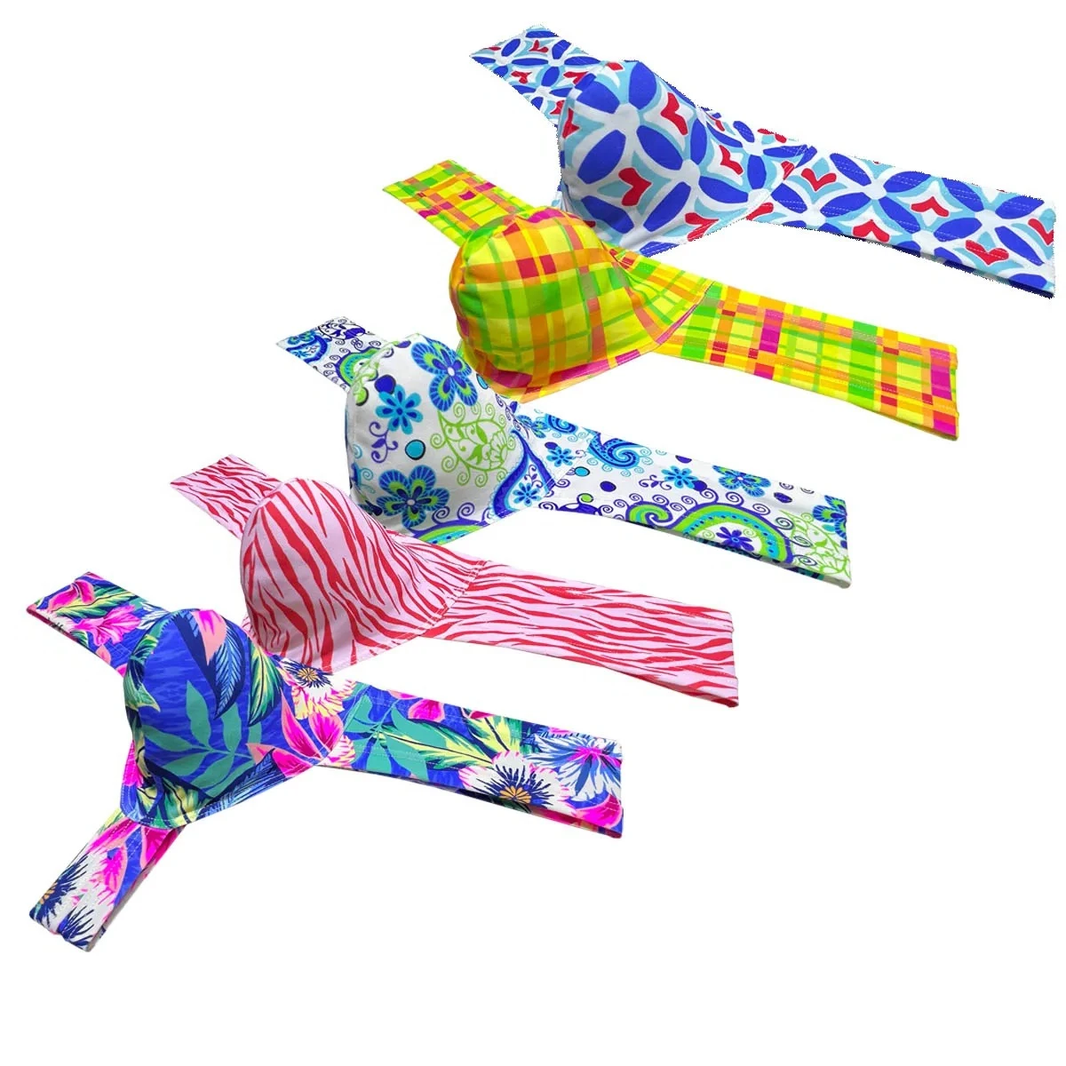 

Micro Briefs Men's Underwear Thong Pouch Tangas Stretchy Men Underpants Bikini Thong Print Breathable Soft Smooth Fit for GYM