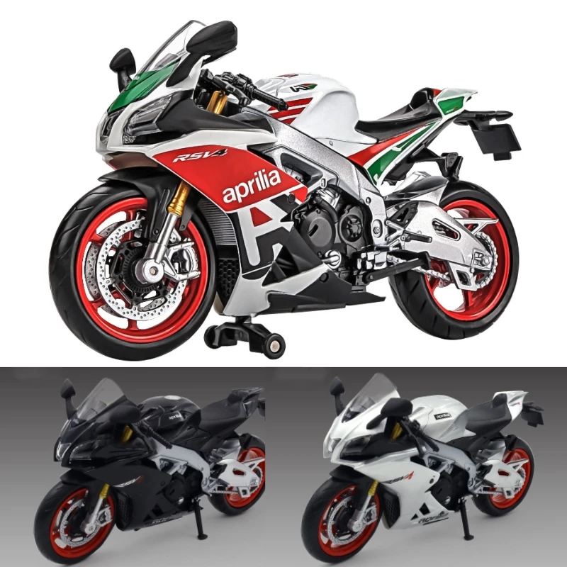 1/12 Aprilia RSV4 RR1000 Toy Motorcycle RMZ City Diecast Metal Miniature Model 1:12 Racing Super Sport Collection Gift Boy Kid