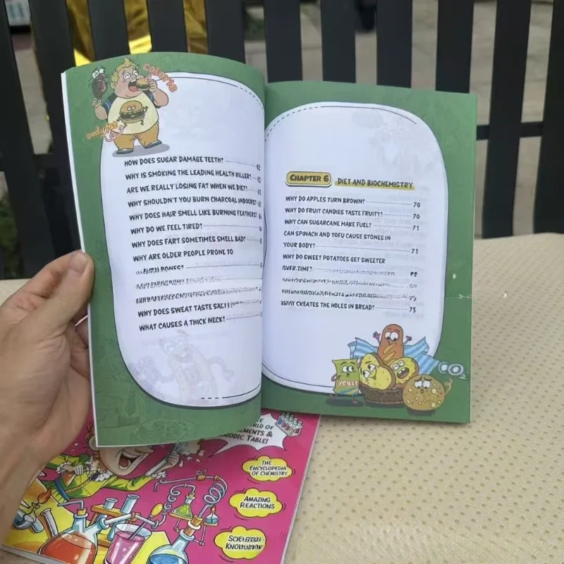 The Wacky Chemistry Lab Kids Comic Book STEM Educational Science Chemistry Book Learn Elements Periodic Table Paperback