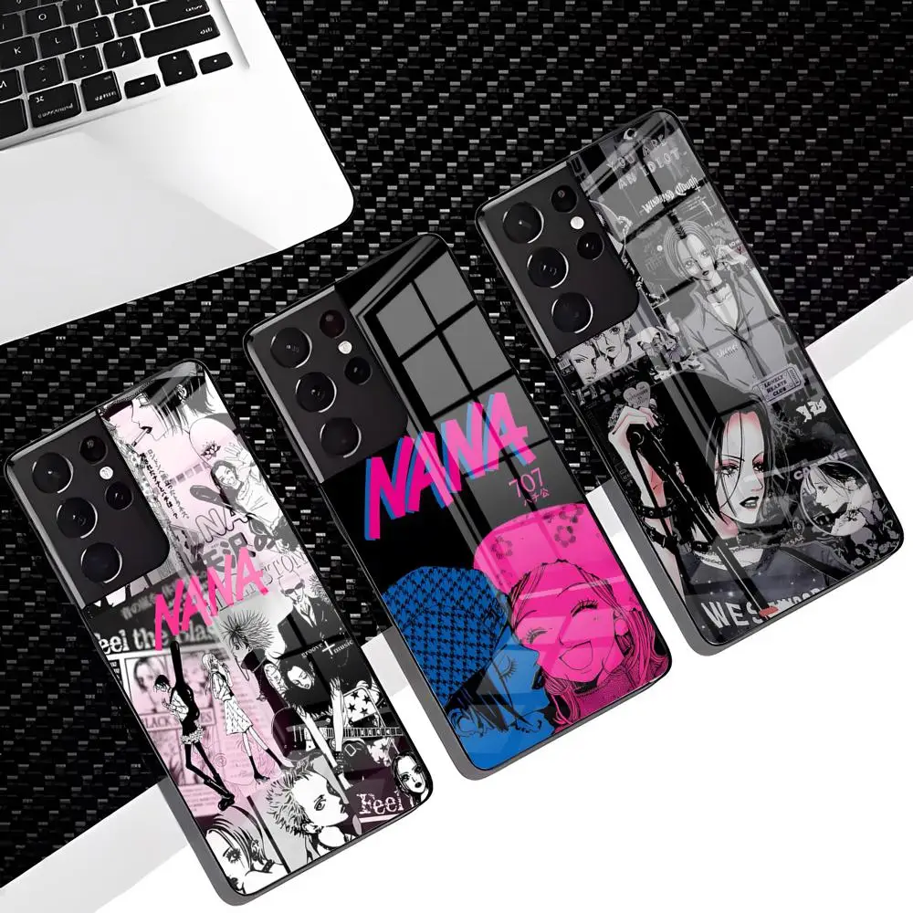 Classic Anime NANA Osaki Phone Case For Samsung S26 S25 Edge S24 S23 S22 S21 S20 Ultra Plus FE Glass Cover