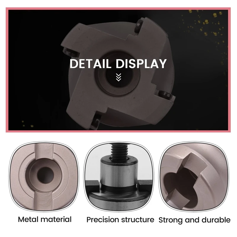 C12 FMB22+ 400R Right Angle Shoulder Face Mill Cutter 50Mm + 10Pcs APMT1604 Carbide Inserts With Wrench For Milling Tool