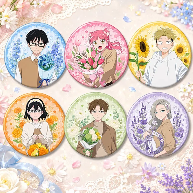 Japan Anime You And I Are Polar Opposites Pins Suzuki Miyu Badge Cosplay Cartoon Itabag Bedge Button Brooch DADGE Christmas Gift