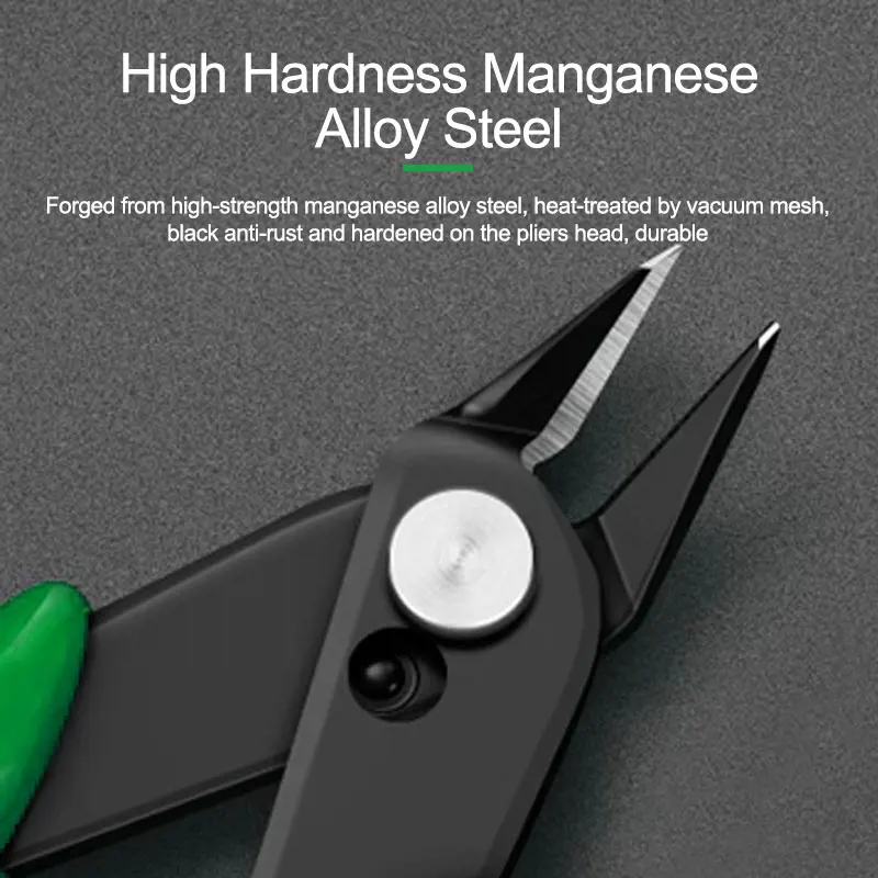 RELIFE RL-113 كماشة قطع جانبية قطرية دقيقة قاطع أسلاك الكابل أدوات يدوية للإصلاح الإلكتروني #5