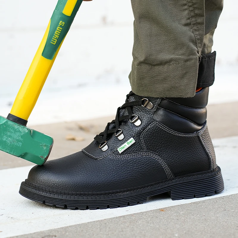 

Work Steel Toe Shoes Men Safety Shoes Puncture-Proof Work Shoes Botas Warehouse Building Footwear Waterproof Security Boots