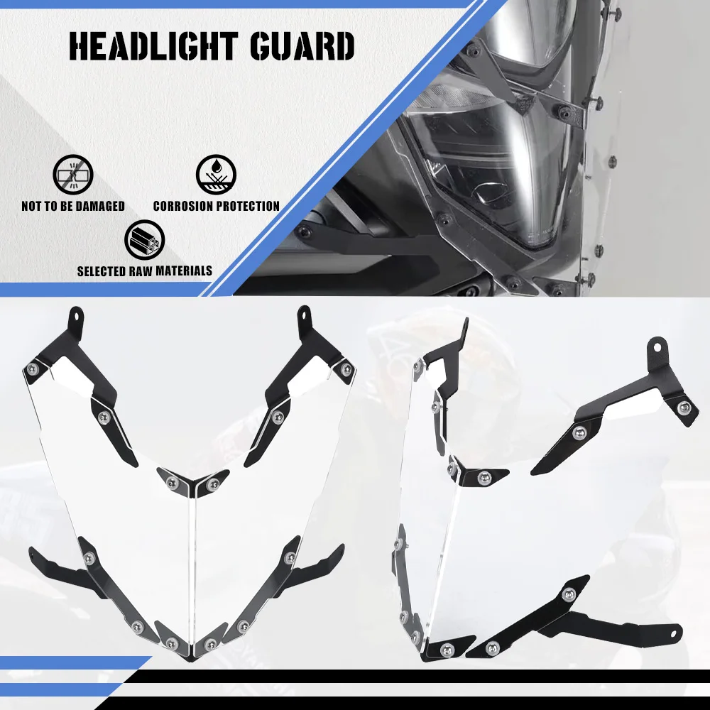 

FOR Honda XL750 Transalp -2023-2024-2025 Motorcycle Accessories Acrylic Headlight Protector Light Cover Protective Guard XL 750