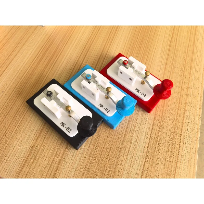 

HAM SPACE MK-02 Morse Code CW Key 3D-Printed Mini Manual Key High Quality Radio Accessory with 3.5 to 6.5 Adapter