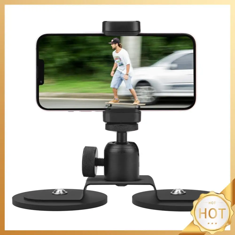 Magnetic Action Camera Mount 360 หมุนวงเล็บปรับได้สําหรับ DJI Action 5 Pro Pocket 3 ฐานเดสก์ท็อปสําหรับ GoPro 13