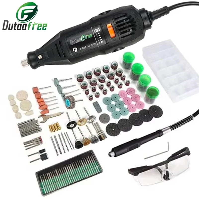 

Dremel 130W High-Power Engraver Electric Drill Engraving Rotary Tool Flexible Shaft 6-Position Variable Speed Polishing