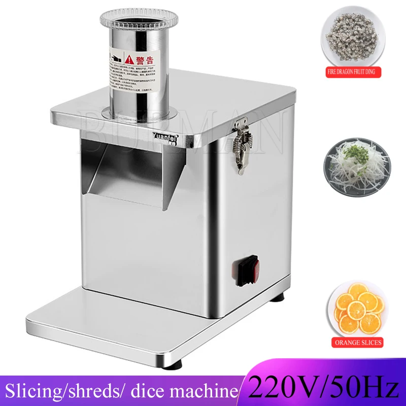 Onion Radish Melon Potato Slicing Dicing Cutting Machine Electric Vegetable Fruit Cutter Machine