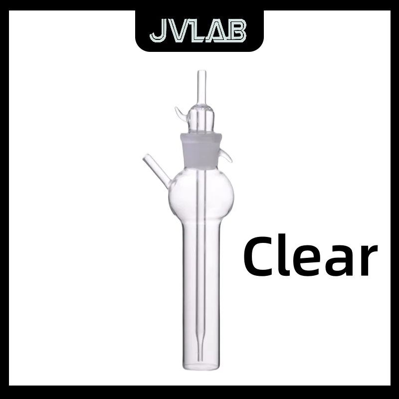 

Transparent Impact Absorption Bottle Ball-Shaped Design 10-500ml Clear High Borosilicate Glass Chemical Storage Lab Use JVLAB