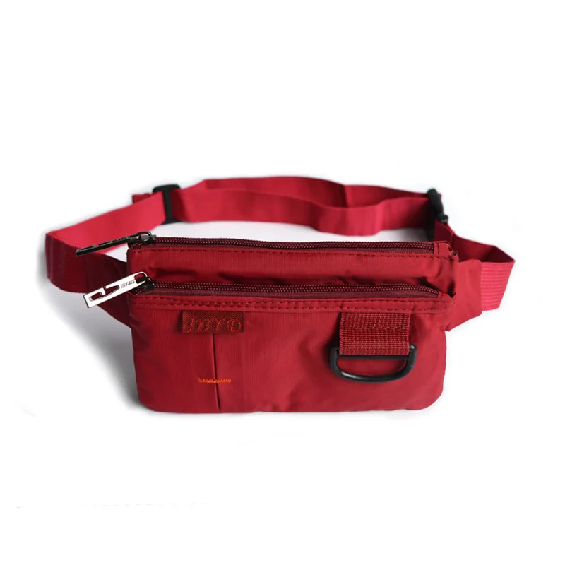 Running fanny pack, men's and women's mobile phone fanny pack, small close-fitting waterproof passport bag, mobile phone