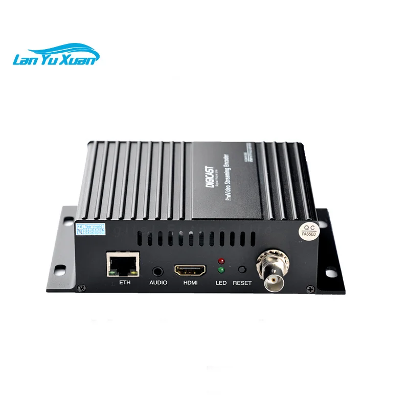 Compact H.264 MI IP Encoder with Mini 2-CH for Streaming AAC/MP3 Audio 1080P Full HD TS Over IP Hardware