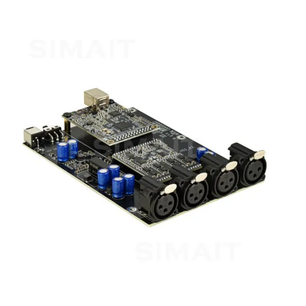 USB ASIO Audio Interface XMOS 2Ch Sound Card, ES9018 DAC ES9822 ADC 24bit/192kHz Recording Playback Measurement view 4