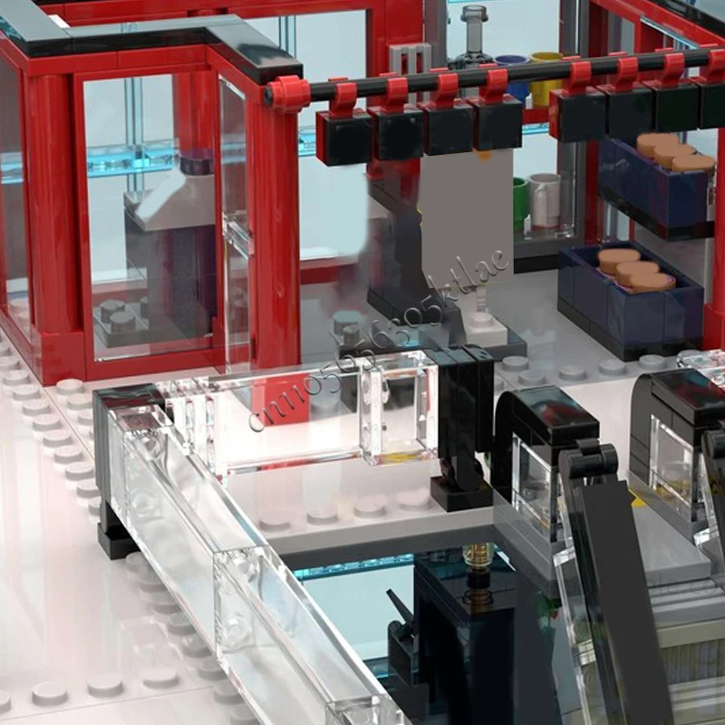 2984 pièces maison rue aéroport régional MOC personnaliser bloc de construction modulaire populaire technologie Simple bricolage anniversaire jouet cadeau