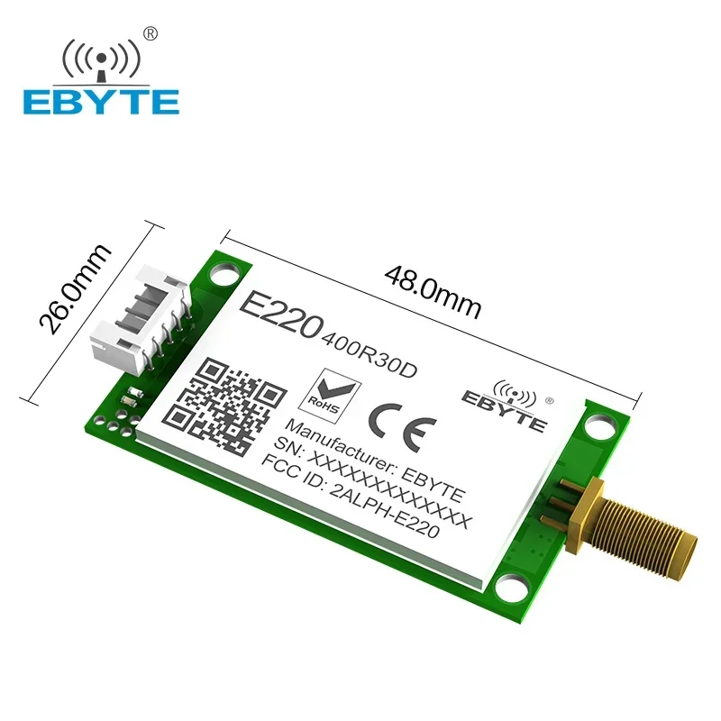 LLCC68 LoRa Spread Spectrum RS485 433Mhz 470Mhz 30dBm 10km Wireless Transceiver Receiver Long Range RF Module E220-400R30D