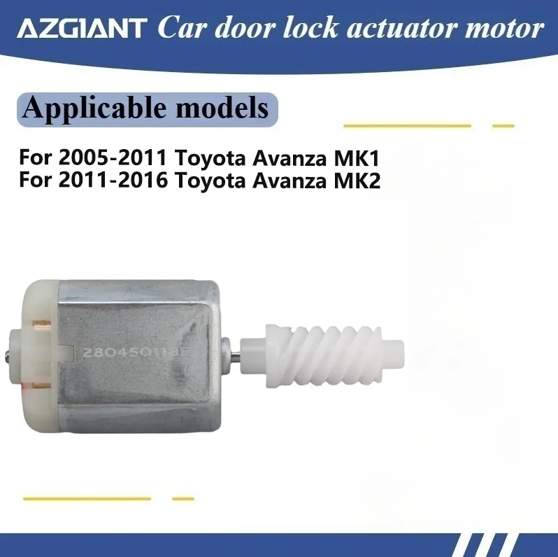 

AZGIANT BN673409 Car door lock actuator motor for 2005-2011 Toyota Avanza MK1/2011-2016 Toyota Avanza MK2 DC12V High Power