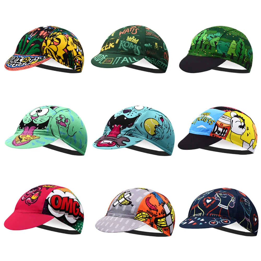 

Classic Retro Print Cycling Caps Anti-UV Bike Hat Men Women Outdoor Bicycle Caps Breathable Quick Dry