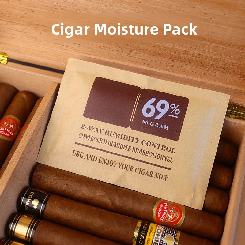 

Humidity Control Cigar Bag Dual Adjustment Moisture Proof Cigar Storage Case Constant Humidity Preservation Pouch
