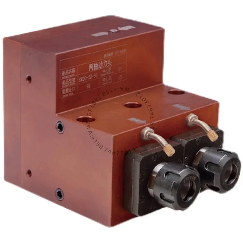 

Made in China two-axis power head turning and milling compound drilling numerical control lathe spindle ER16/20/25 power head