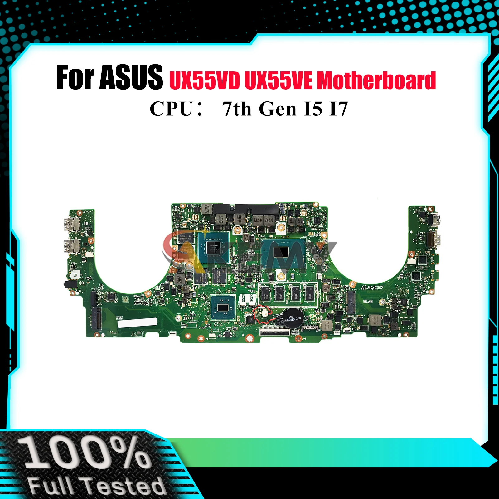 

Материнская плата UX550VD для ноутбука ASUS ZenBook UX55VD UX580G UX55VE UX550, материнская плата для ноутбука с процессором I5 I7, 100% тестирование, ОК, быстрая доставка