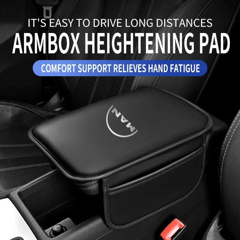 Car Handbox Heightening Central Armrest Protective Elbow Pad For MAN TGX TGM TGA TGS TGE Far Fashion Car Accessories