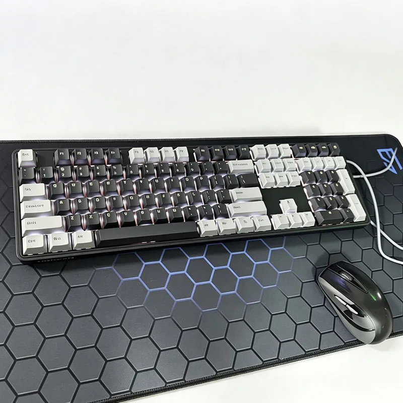 

UGREEN Wired Mechanical Gaming Keyboard 108 Keys PBT Keycaps Red Switch LED Backlit Full Anti-ghosting for Desktop Laptop