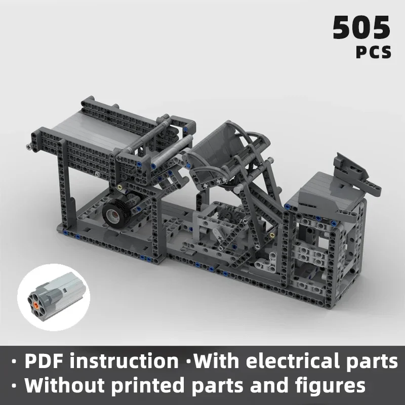 

precise GBC module STEM educational bricks hands on ball conveyor system blocks motion device mechanism moc building science