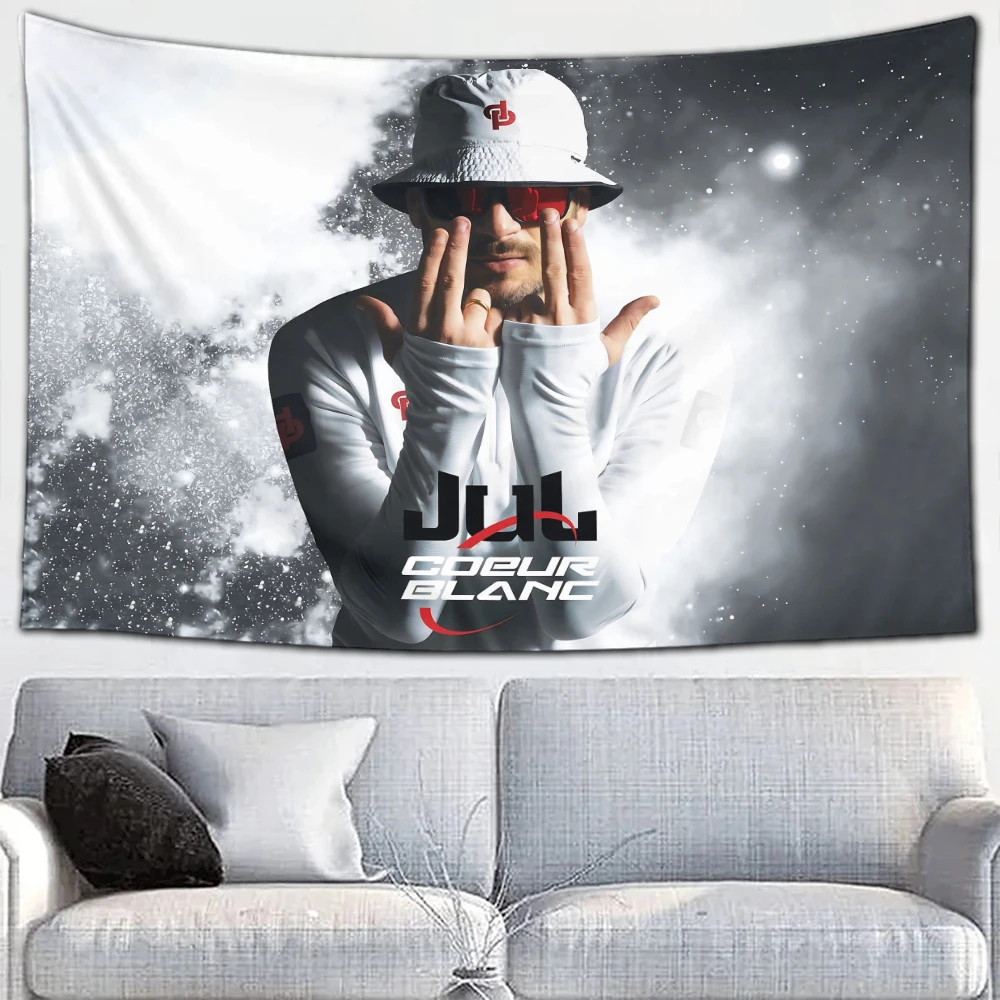 2024 France Jul Rapper Tapestry Decoration Flag Living Room Wall Hanging Bedroom Wall Carpets