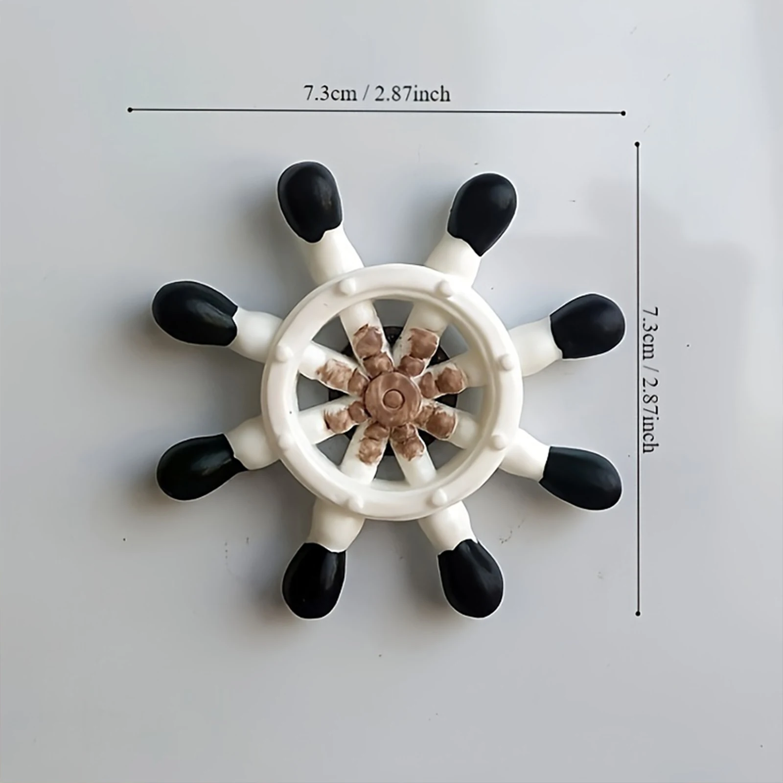 8PCS Ocean Resin Fridge Magnets. Sailing boats, fishing boats & lighthouse. Creative 3D, with magnetic iron. Home decor