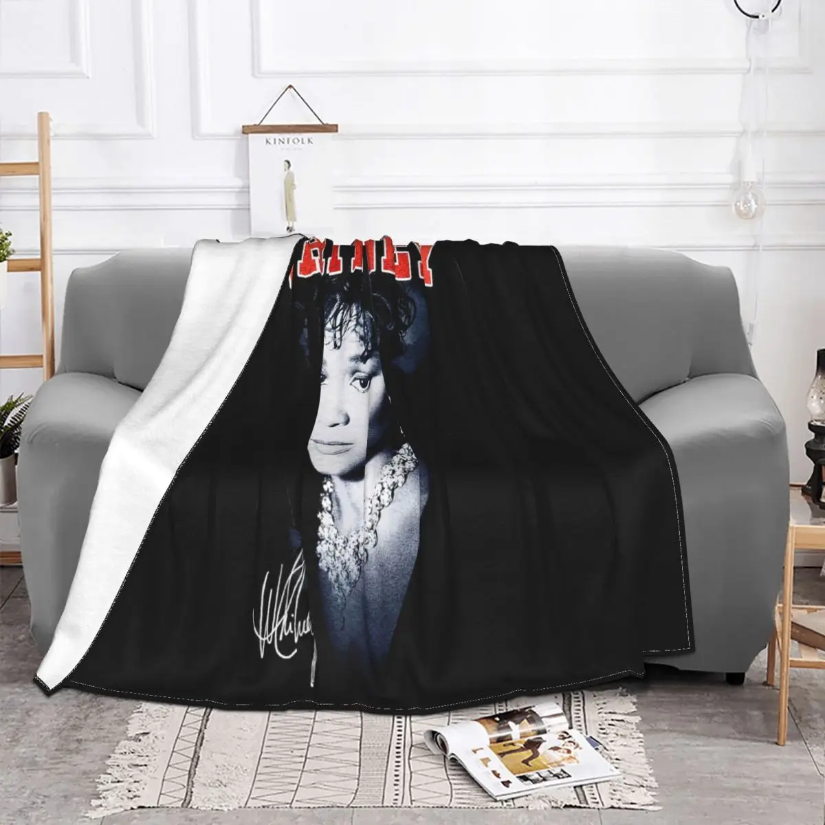 Whitney Houston Women Men Classic Present Beautiful Top Quality Pattern Dj Original Mens New Brand Pattern Throw Blanket