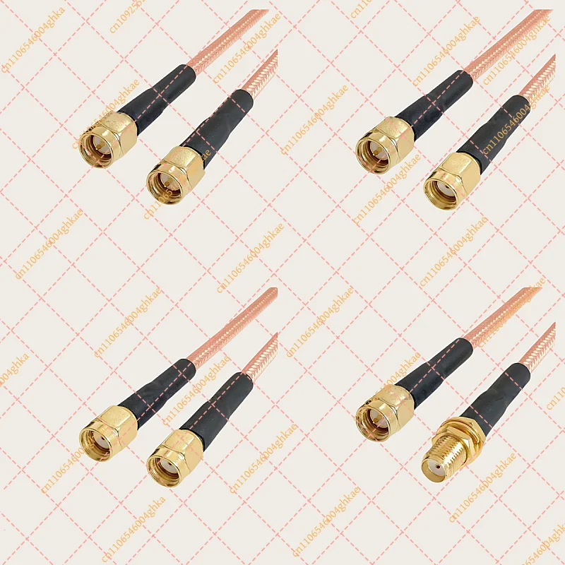 RG400 50 Ohm Low Loss Coaxial Cable | SMA Male to SMA Female RF Jumper