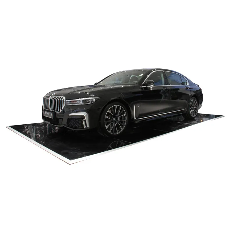 4S shop car show platform crystal tempered glass car mall tour display disassembly and assembly luminous booth
