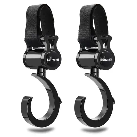 Baby Stroller Hooks 360 Rotation Sunveno